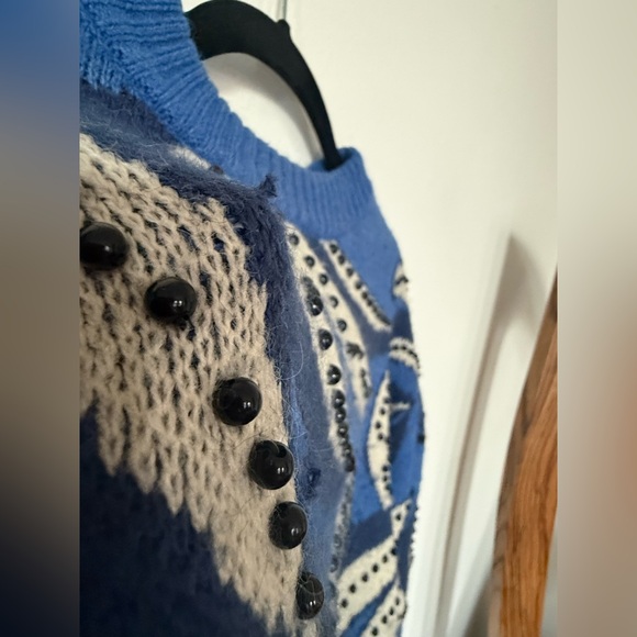 Farm Rio Cropped Banana Sweater - Picture 4 of 13